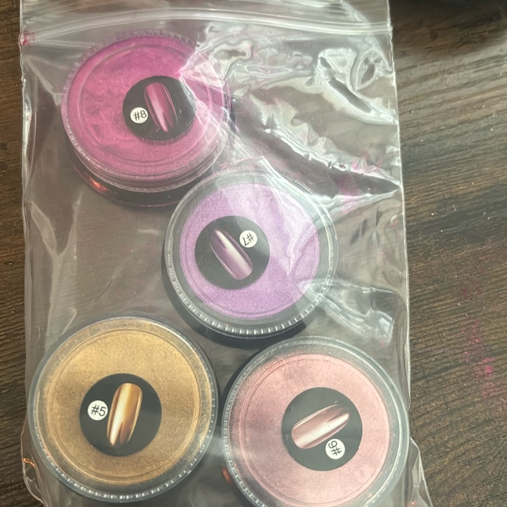 Chrome nail powder bundle.